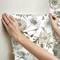 RoomMates White Vintage Poppy Peel & Stick Wallpaper